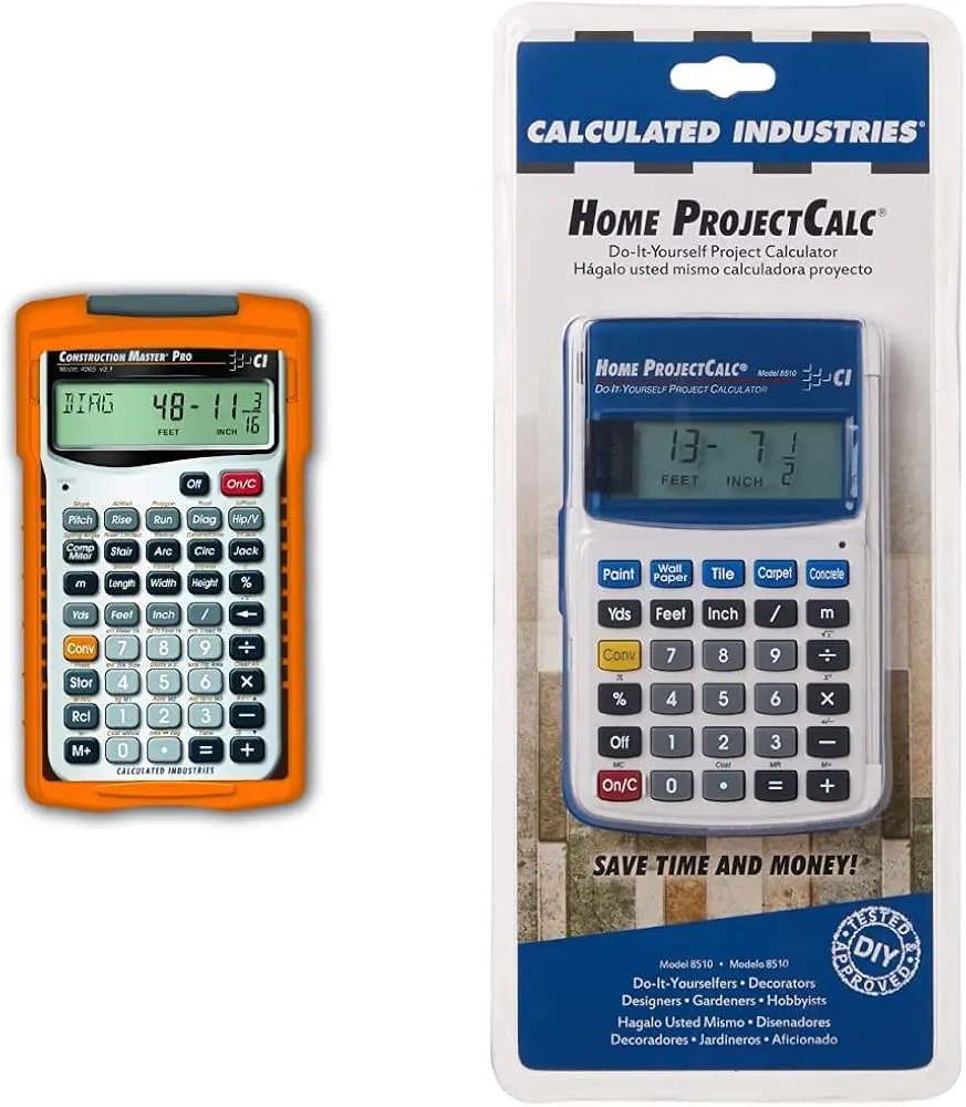 calculadora de fraccionespara materiales de construccion - Cómo se llama la calculadora que usan los carpinteros