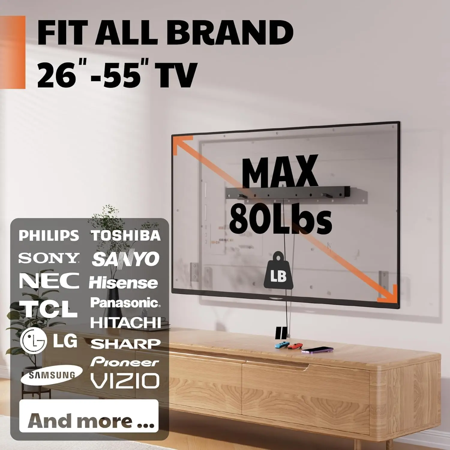 Cómo colgar tu televisor: Guía completa para una instalación perfecta - Cómo se llama para sostener la tele para colgar la tele - Cómo se llama para sostener la tele
