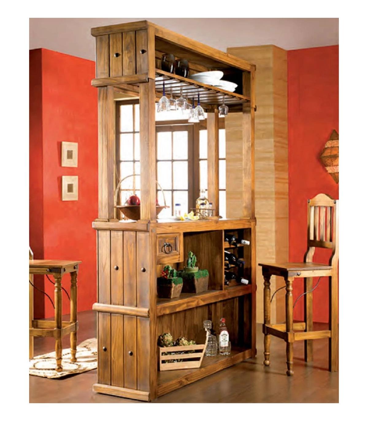 Barra Bar de Madera de Pino: Guía Completa para su Construcción - Cómo se llaman las barras de madera barra bar de madera de pino - Cómo se llaman las barras de madera