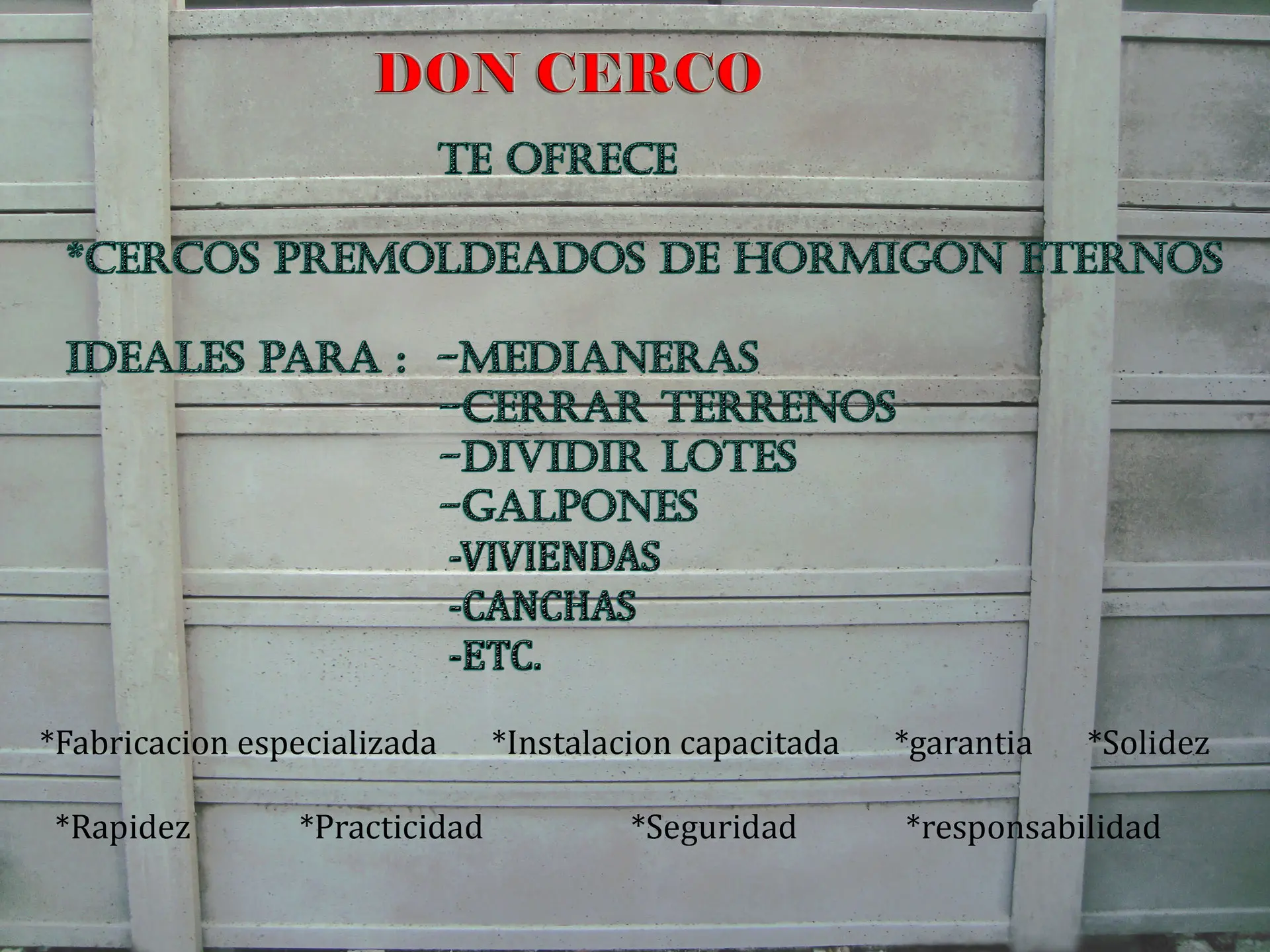 cercos premoldeados precio por metro - Cuánto cuesta un cerco
