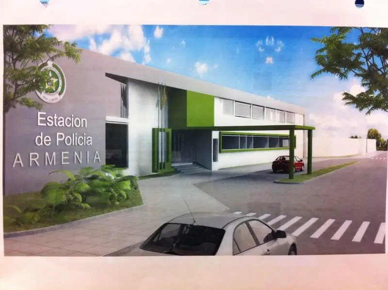proyecto construccion estacion de policia - Cuántos metros cuadrados tiene un cai