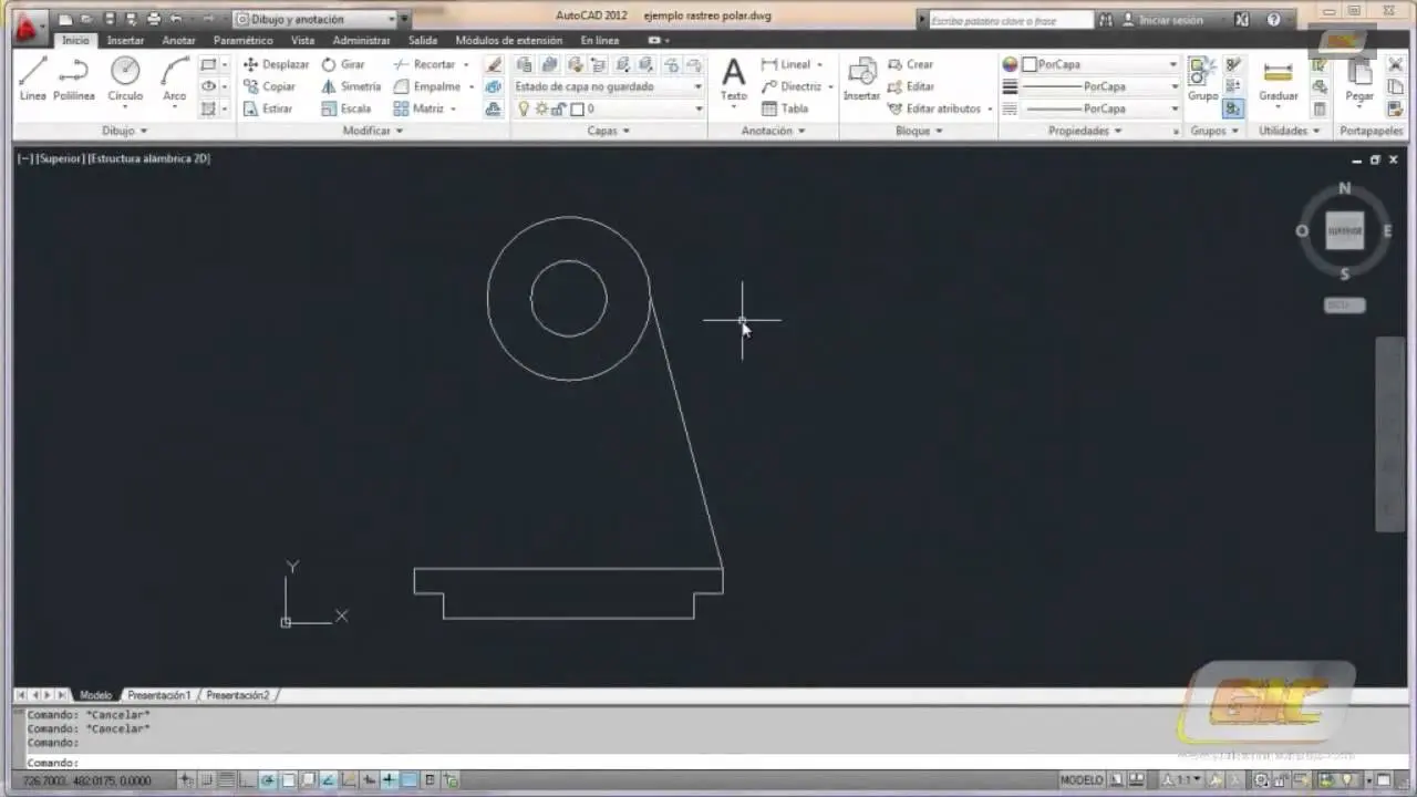 rastreo polar autocad - Qué es el rastreo polar en AutoCAD