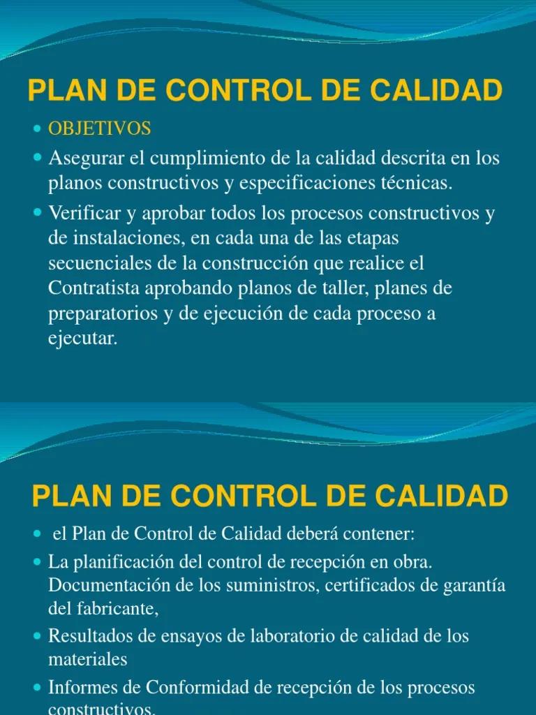plan de calidad laboratorio materiales construccion - Qué es un Plan de calidad en la construcción
