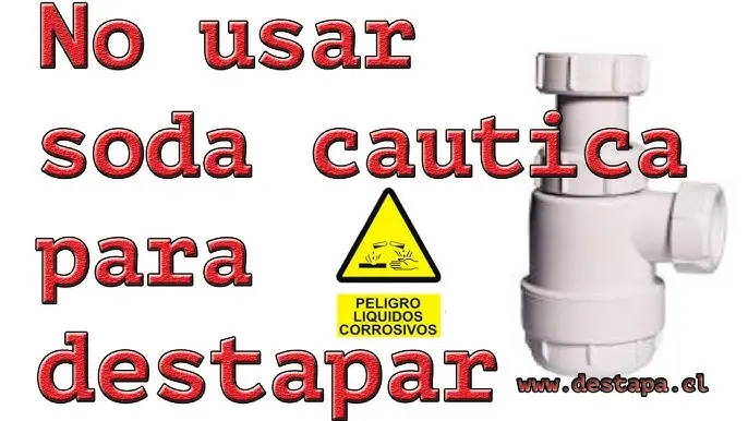 Cómo destapar cañerías con soda cáustica y segura - Padua Materiales