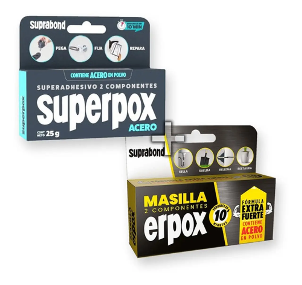 suprabond masilla profesional - Qué se puede pegar con masilla epoxi